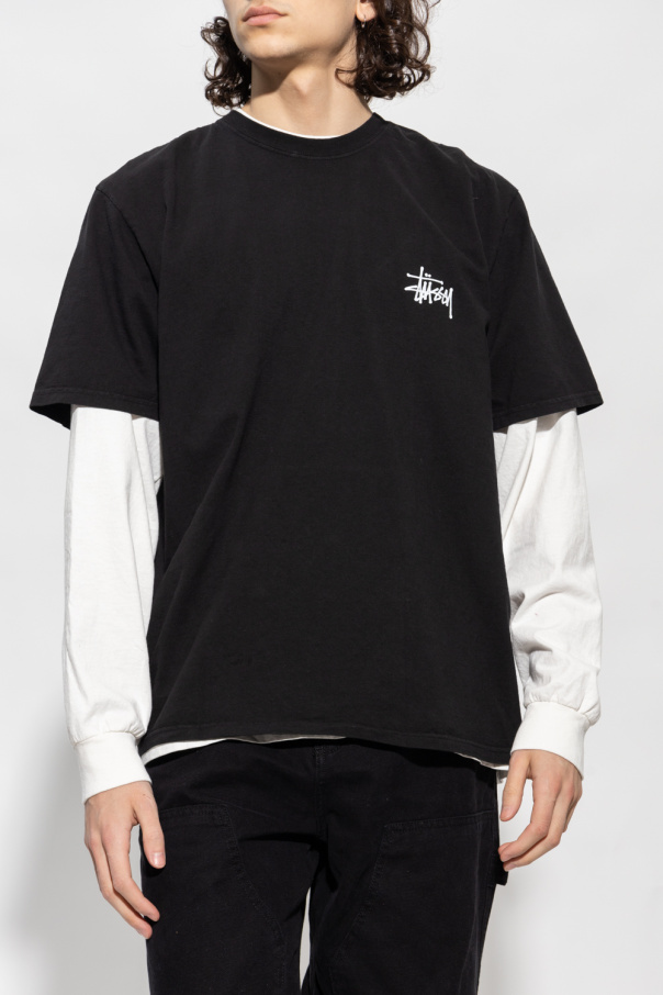 JennierubyTシャツStussyCherriesTeeBlack 3.jpg